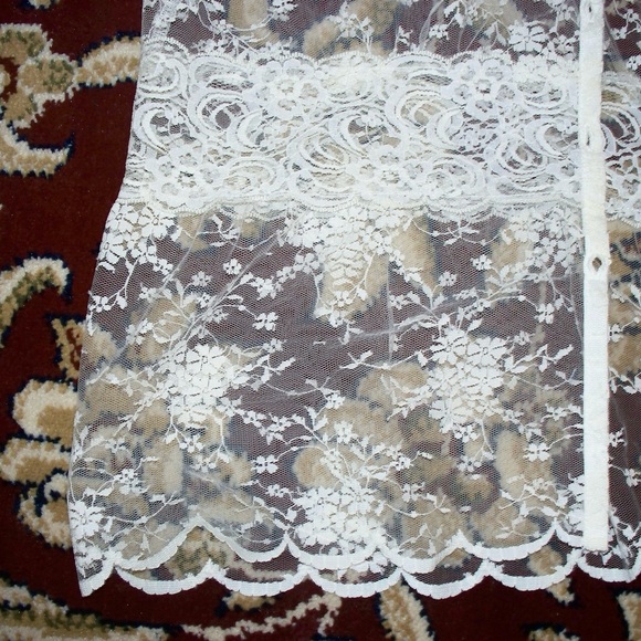 liz claiborne lace button up - Picture 5 of 5